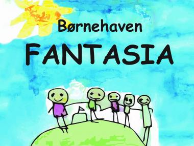Logo fra børnehaven Fantasia børnetegning